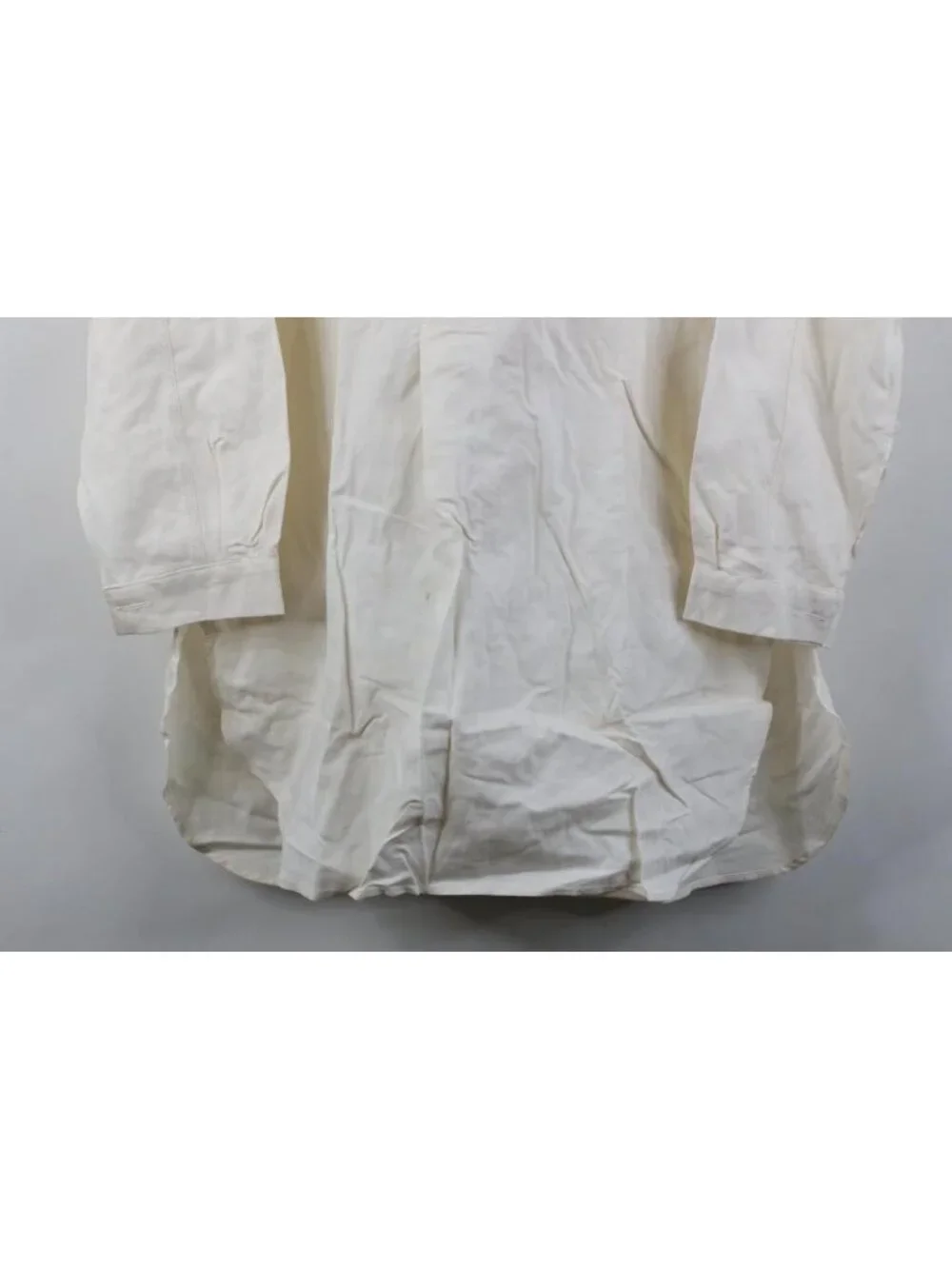 Deadstock 1950s Unissued German Military Mens 36 Hospital Grandpa Shirt White